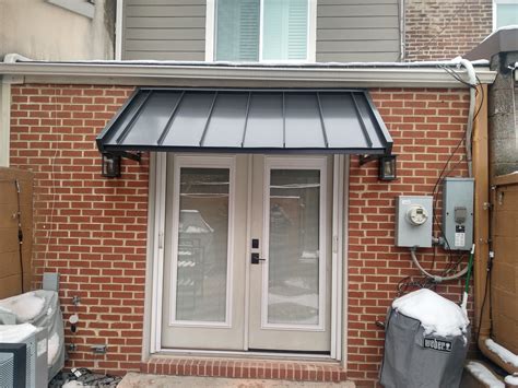 metal awnings over doors